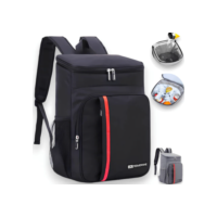 Mochila Térmica De Grande Capacidade Impermeável Portátil Para Piquenique/Cerveja/Frio/Ar Livre 23L