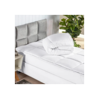 Pillow Top Protetor Colchão Cama Casal 400 Fios Toque Macio