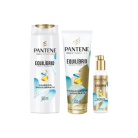 Pantene Kit PRO-V Miracles Equilíbrio Raiz e Pontas com Shampoo para cabelos mistos 300 ml, Condicionador Hidratante para pontas ressecadas 250 ml, e o Sérum revitalizador 95 ml
