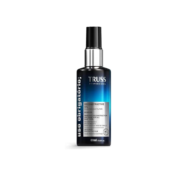 Truss Óleo Reconstrutor Uso Obrigatório | Tratamento Capilar para Brilho, Reconstrução e Proteção | 60ml