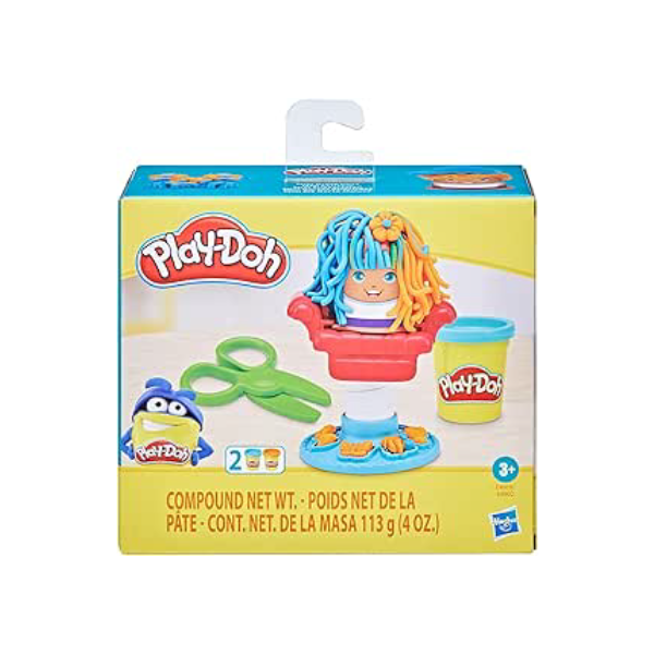 Play-Doh, Massinha de Modelar Infantil, Mini Kit Corte Maluco - Conjunto de Brinquedo com Acessórios e 2 Potes - A partir de 3 Anos
