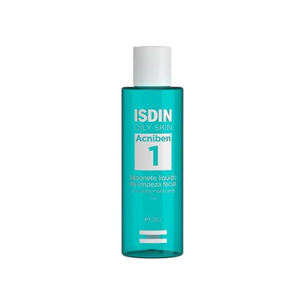 ISDIN Acniben Sabonete Líquido Facial Antioleosidade em Gel - 208g