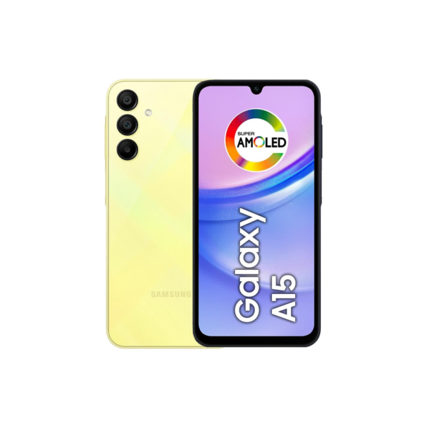 Smartphone Samsung Galaxy A15 4G Verde Claro 128GB, 4GB RAM, Processador Octa-Core, Câmera Tripla Traseira, Selfie de 13MP, Tela Infinita de 6.5" 90Hz