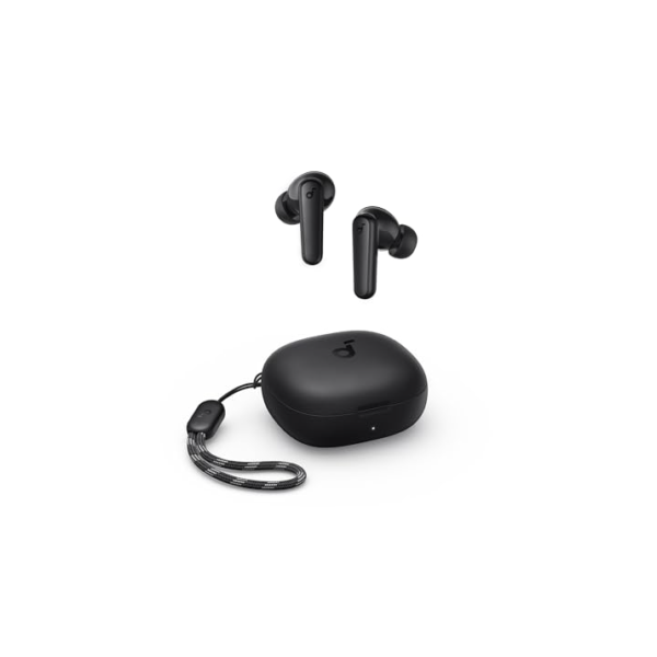 soundcore P20i da Anker, Fone de Ouvido Sem Fio Graves Potentes, Drivers de 10mm, Bluetooth 5.3 30H de Bateria, Resistência à Água, 2 Microfones IA, App Personalizável, Fone ouvido sem fio tws, Preto