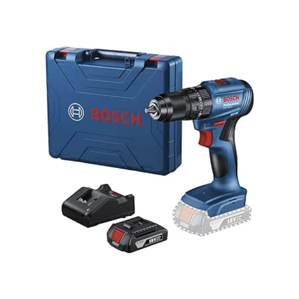 Furadeira Parafusadeira Impacto 18V Bosch GSB185LI-1B Sem Fio, 1 bateria