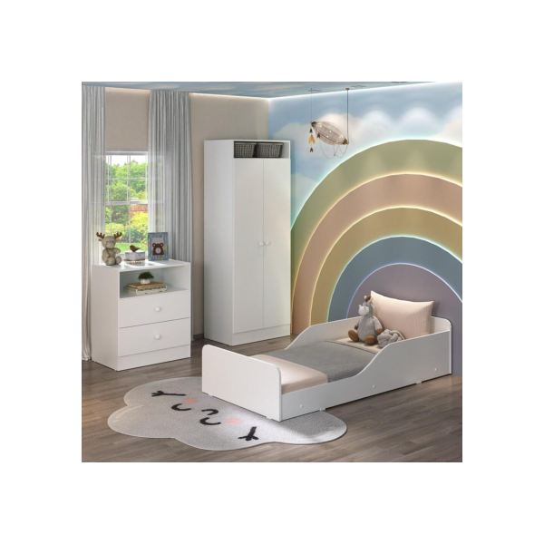 Quarto Infantil Completo Liz Multimóveis Branco