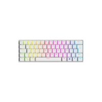 Teclado Mecânico Gamer KBM! GAMING TG600, Branco, 60% e ABNT2, RGB, Switch Gateron Red - KGTG600BRVR