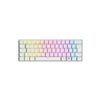 Teclado Mecânico Gamer KBM! GAMING TG600, Branco, 60% e ABNT2, RGB, Switch Gateron Red - KGTG600BRVR