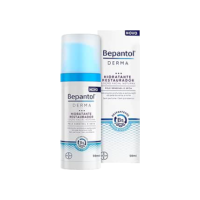 Bepantol Derma Hidratante Facial Noturno, Hidratante Restaurador, 50ml