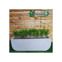 Vaso De Planta Jardineira Grande Suculenta Polietileno G