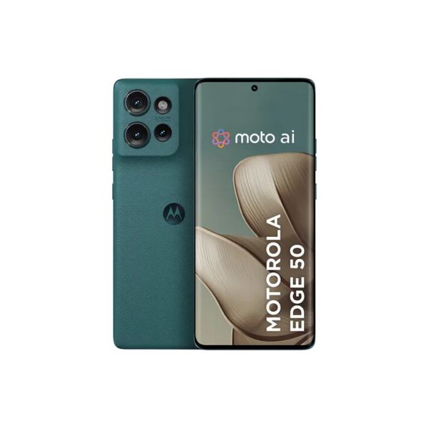 Smartphone Motorola Edge 50 5g - 256gb 24gb Ram Boost 50mp Sony Camera Moto Ai Ip68 Nfc - Green Vegan Leather