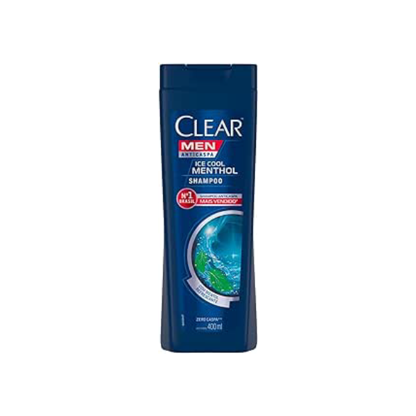 Clear Shampoo Men Anticaspa Ice Cool Menthol 400Ml