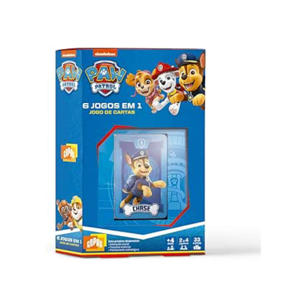 Jogo Patrulha Canina: 6 Jogos Em 1 - Copag