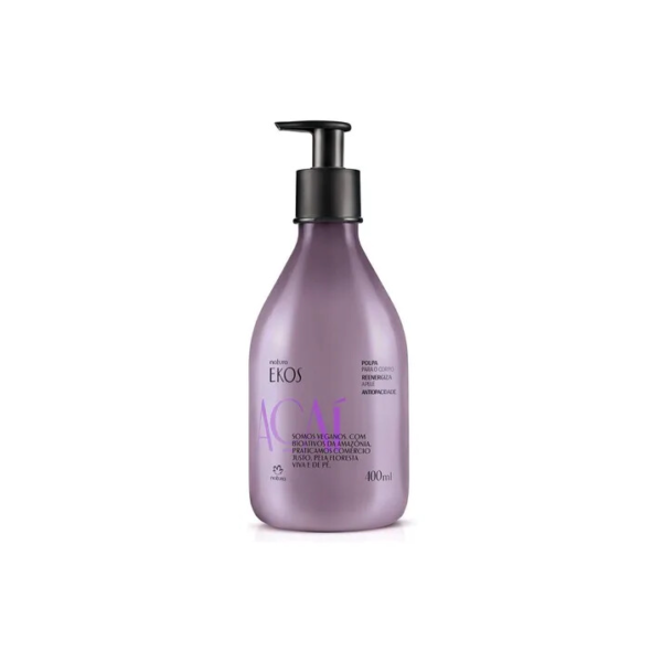 Creme Hidratante Para Corpo Natura Ekos Açaí En Pote De 400ml/400g