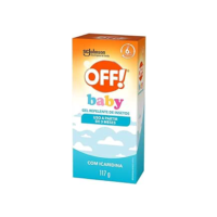 OFF! Baby Repelente de Mosquito com Icaridina, Protege por até 6h, Loção em Gel 117g