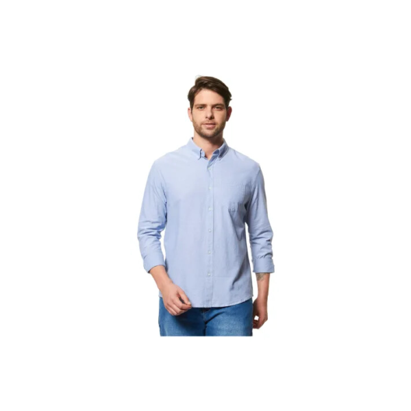 Camisa Masculina Kgkl1asi Com Manga Longa Em Algodão Hering