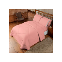 Colcha De Cama Casal Box + Lençol Dupla Face 6 Pçs