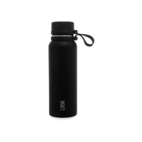 LYOR - Garrafa Térmica de Aço Inox Explorer Preta 650ml