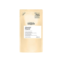 L'Oréal Professionnel Serie Expert Absolut Repair, Shampoo Reconstrutor para Cabelos Danificados e Finos Refil com Quinoa Dourada, Reparação Profunda e Brilho Intenso 240ml