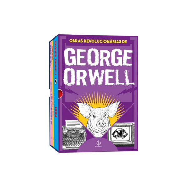 As Obras Revolucionárias de George Orwell Box com 3 Livros de Orwell George Editorial Ciranda Cultural Capa Mole em Português 2021