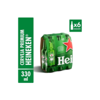 Cerveja Heineken Premium Garrafa 6 Long Neck 330ml