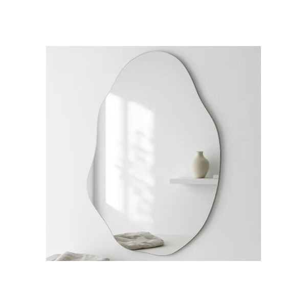 Espelho Lopazzi Orgânico 70x50 Lapidado Design Moderno Luxo