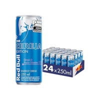 Pack de 24 Latas Energético Red Bull Energy Drink, Cereja e Frutas Silvestre, 250 ml
