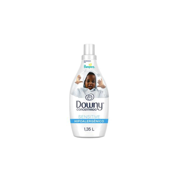 Amaciante Downy Concentrado Sensitive - Hipoalergênico 1,35L