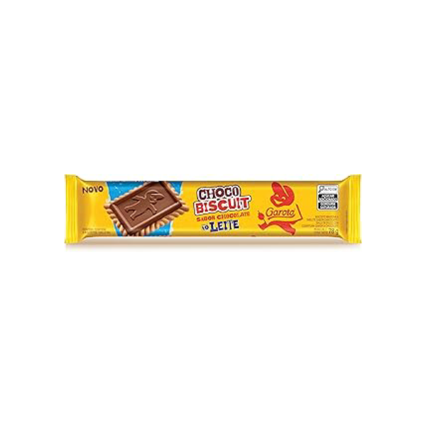 Biscoito com Chocolate Chocobiscuit GAROTO ao Leite 78g