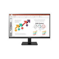 Monitor LG 23.8" LED Full HD, 75Hz, IPS, Pivot HDMI, Displayport, USB - 24bn650u