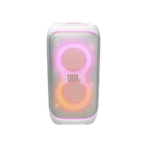 JBL, Caixa de Som Bluetooth, PartyBox Stage 320, Luzes Led, Entrada USB - Branca