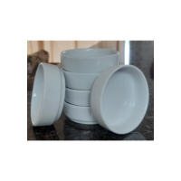 Kit 6 Tigelas 100ml - Petisqueiras empilháveis - Porcelana