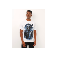 camiseta comfort de algodão astronauta off white