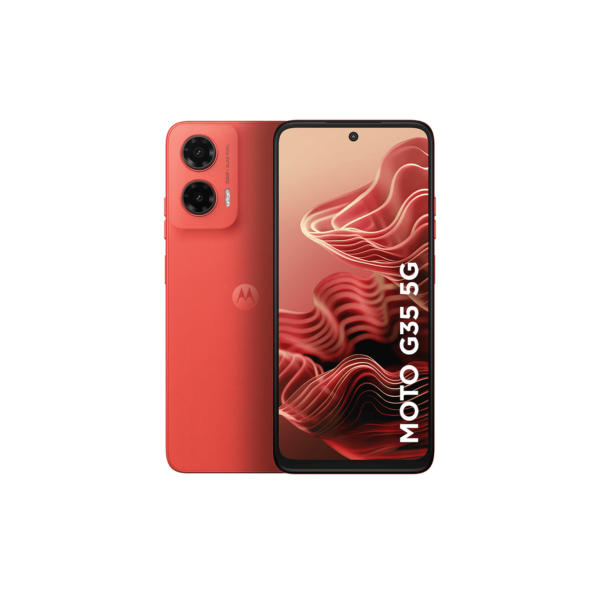 Smartphone Motorola Moto G35 256GB, 5G, 12GB RAM Boost*, Câmera 50MP com AI NFC, Tela 6.7" - Coral