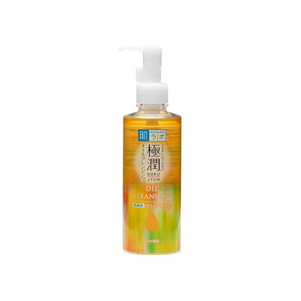 Gokujyun Oil Cleasing - Óleo Removedor de Maquiagem com Ácido Hialurônico 200ml, Hada Labo