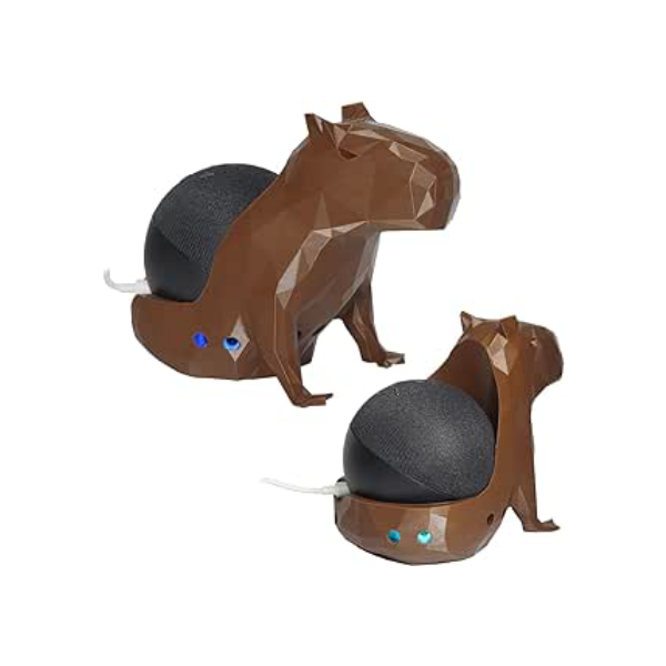 Suporte De Mesa Para Alexa Echo Dot 4 e 5 Capivara