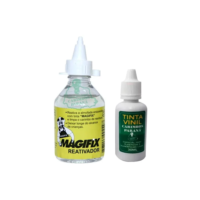1 Tinta Vinil 30 Ml P/ Plásticos + 1 Reativador Magifix