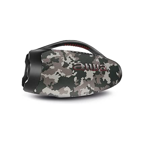 Caixa de Som Boombox Plus AIWA BBS-01-BG 200W BT 30H IP66 USB Cinza BOOMBOX AWS-BBS-01-BG BIVOLT