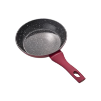 Mimo Style Frigideira Linha Cook - Estrutura em Alumínio Revestida em Cerâmica, Fundo de Indução. Cabo Soft-Touch, Não Esquenta. Funciona em Fogão a Gás, Elétrico e Indução (Rubi - Vermelha, 20cm)