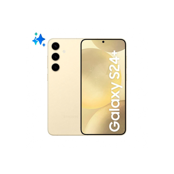 Smartphone Samsung Galaxy S24+ 5G Creme 256GB, Tela 6.7", 12GB RAM, Inteligência Artificial, Processador Exynos 2400, Câmera Tripla Traseira de 50MP