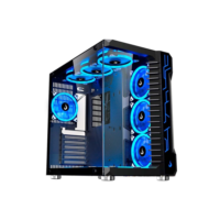 Gabinete Gamer Rise Mode Galaxy Glass, Mid Tower, ATX, Lateral e Frontal em Vidro Temperado, Preto - RM-GA-GG-FB