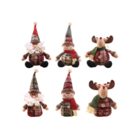 Decorações de natal decorações de natal decorações de natal bonecas bonecas natal Elk janela suprimentos de natal