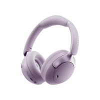 QCY H3 PRO ANC Fone de Ouvido Bluetooth, Headphone ANC Adaptáveis, Cancelamento Ativo de Ruído de 50 dB, Áudio sem fio de Alta Resolução LDAC, 55 Horas de Reprodução, Preto (Roxo)
