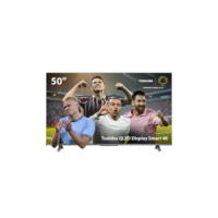 Smart TV QLED 50" 4K Toshiba 50C450NS Google TV 3 HDMI 2 USB Wi-Fi - TB034M