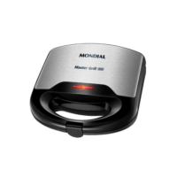 Sanduicheira Grill Mondial Master Grill Inox S20 Preta 127V