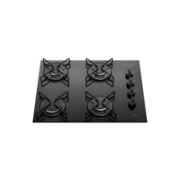 Cooktop 4 Bocas Atlas Agile Up Mesa Vidro Mega Chama Bivolt