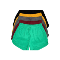 5 Shorts Canelado Feminino Shortinho Soltinho Verão Atacado