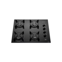 Cooktop 4 Bocas Preto Com Mesa Vidro Atlas Agile Up 127/220V Preto