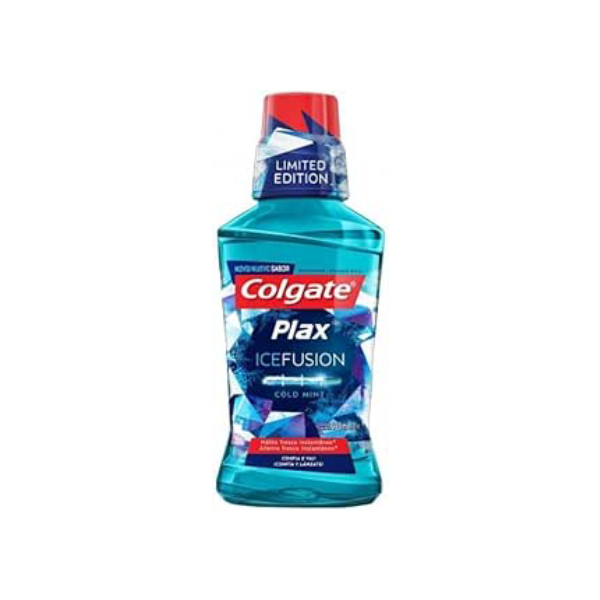 Colgate Enxaguante Bucal Plax Ice Fusion Cold Mint Promo Leve 500 Pague 300Ml