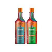 Inoar, Kit #Bombar Super Vitaminas – Shampoo e Condicionador Para Crescimento Acelerado, Fortalecimento Capilar, Redução da Queda e Brilho Intenso, 2x1L